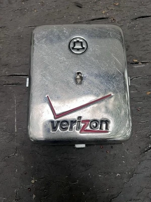 De Colección Campana Verizon Teléfono Público Bóveda Teléfono Moneda Puerta Cabina Pública Piezas Foto 1 de 4