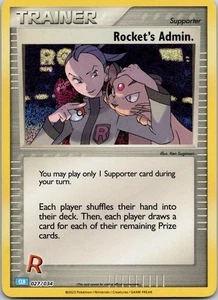 Holo Foil Rocket's Admin. (CLB) 027/034 Classic Collection Trading Card Game Cla - Picture 1 of 2