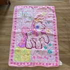 VTG Y2K My Little Pony Comfy Quilt 2005 Hasbro G3 Pink Blanket New