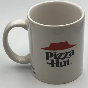 Taza de café Pepsi cara sonriente Pizza Hut de colección blanca publicidad - Imagen 1 de 4