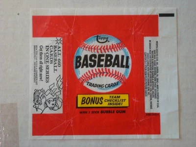 Paquete de cera de béisbol Topps 1976 envoltura Foto 1 de 2