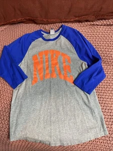 Vintage Nike Blind Side T Shirt Men's Large Blue Tag - Picture 1 of 6