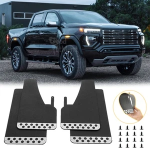 For GMC Canyon 2015-2025 4PCS Mud Flap Mudguard Fender Splash Guard w/ Reflector - Picture 1 of 17