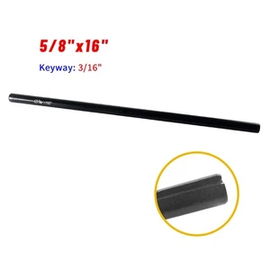 Jackshaft 5/8" X 16" 3/16" Keyway Hardened Steel For Go Kart Mini Bike - Picture 1 of 4