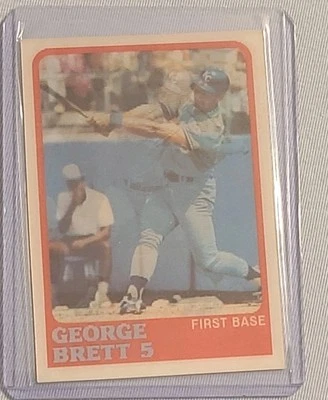 1987 Sportflics George Brett Kansas City Royals #150 - Image 1 of 2