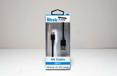 Just Wireless USB-C Charging Cable 4ft Lifetime Warranty Apple Samsung Nokia LG - Image 1 of 2