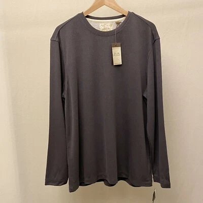 Tasso Elba NWT Performance Long Sleeve Shirt Gray UPF Moisture Wicking Mens Lg - Image 1 of 4