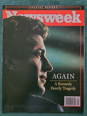 Newsweek – JFK, Jr. - July 26, 1999; Again: A Kennedy Family Tragedy; Vintage - Image 1 of 4