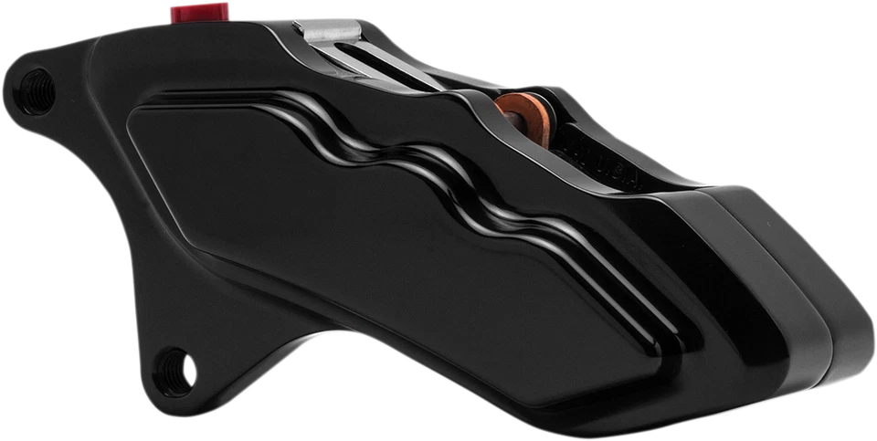 Pinzas de freno de pistón Hawg Halters 6 pistones disco único negro delanteras LHSAB6018 Foto 1 de 1