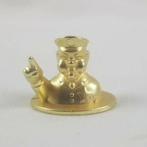 Monopoly Surprise Community Chest Gold Police Officer Token Series 1 Game Piece - Picture 1 of 2