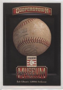 2013 Panini Cooperstown Collection Museum Pieces Bob Gibson #15 HOF