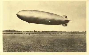 Foto postal Zeppelin, década de 1930, 3er Reich Alemania, esvástica - Imagen 1 de 2