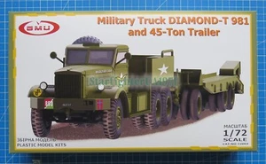Camión militar Diamond-T 981 y remolque de 45 toneladas 1/72 (GMU 72004) nuevo abril 2024 - Imagen 1 de 11
