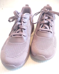 Skechers Women Bobs Sport Squad Purple/Plum Running Shoes Sneakers Size 9 EUC - Picture 1 of 19