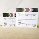 Acrylic Regisseur Scene Clapperboard Prop Video Film Clapboard  TV