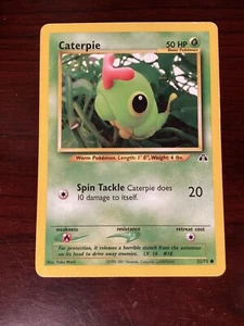 Caterpie 53/75 Pokemon Neo Discovery Erba LP comune - Foto 1 di 2
