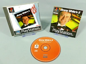 Jimmy White's 2 Cueball Sony PlayStation 1 PS1 PSOne Completo PAL Etiqueta Negra  - Imagen 1 de 18