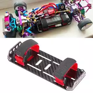 Bandeja de placa de montaje de batería de fibra de carbono para 1/10 RC Crawler Axial SCX10 Rock Car - Imagen 1 de 12