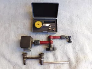 Indicador de esfera Mitutoyo 7 joyas anti magnético 0,010 mm con soporte y estuche - Imagen 1 de 8