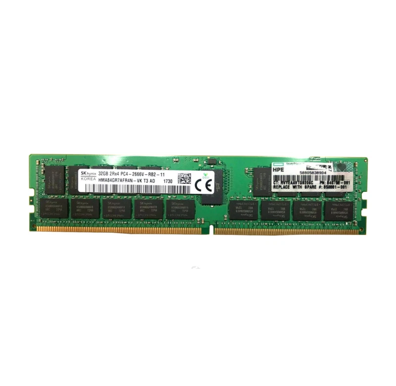 HP 815100-B21 32GB DIMM 288 Pin DDR4 SDRAM 2666 MHz Memory