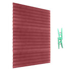 Kitchen Curtain All Match Tear Resistant Bright Color Ruched Blinds Lightweight