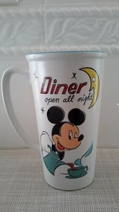 Disneystore Mickey Mouse 'Diner Open All Night' Ceramic Coffee Mug EUC - Picture 1 of 11