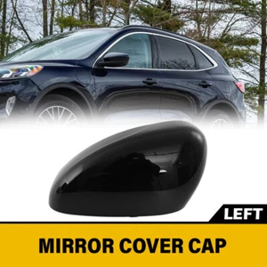 Cubierta de espejo retrovisor lateral izquierdo carcasa negra brillante para Ford Escape 2020~2024 - Imagen 1 de 14