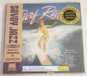 Savoy Jazz Pepper, Art : Surf Ride CD limited edition import hi fi recording  - Picture 1 of 4