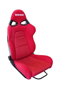 BRIDE STYLE CUGA RED GRADATION RED FRP VIOS LOW MAX RACING SEAT SINGLE - LARGE - Picture 1 of 3