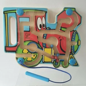Hape Madera Laberinto Puzzle Juguete Juego Locomotora Antropomórfica Colores Arco Iris - Imagen 1 de 6