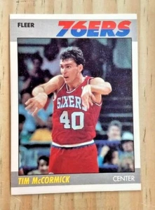 1987-88 TOPPS TIM MCCORMICK CARD #71 MINT SONICS 76ERS NETS ROCKETS HAWKS - Bild 1 von 2