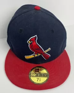NewEra Baseballkappe Herren marineblau/rot St. Louis Cardinals Größe 7 5/8 59Fifty - Bild 1 von 5
