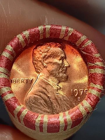1970-S Lincoln Memorial Cent Roll - 50 GEM RED BU Pennys Cover