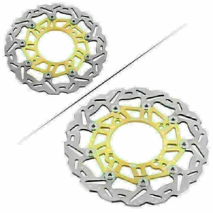 Front Brake Disc Rotor For Honda FORZA 250 2000 2001 2002 2003 2004-2007 Gold - Picture 1 of 9