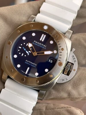 PANERAI 692 PAM00692 Luminor Submersible 1950 BMG-Tech Titanium 47mm Blue Dial - Image 1 of 4