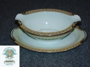Noritake Bassano Gravy Boat with Attached Underplate - Picture 1 of 1