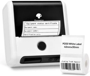 Phomemo M200 Bluetooth Etikettendrucker - 3 Zoll 80 mm WLAN Thermo Etikettendrucker - Bild 1 von 12
