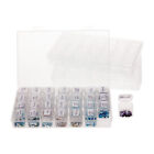 3 Pack 28 Box Clear Plastic Bead Storage Containers w/ Case for Craft Supplies