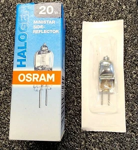 20w OSRAM Ministar Halogen Side Reflector G4 12V Bulb Light Lamp 2pin 50120 - Picture 1 of 2