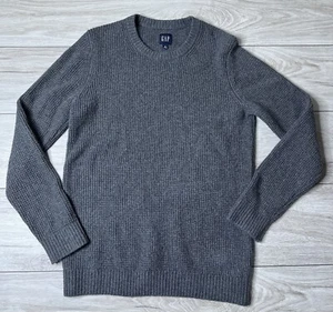 Gap Mens Grey Knitted T-Shirt Size S - Picture 1 of 5