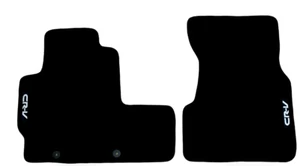 Front Car Floor Mats For Honda CRV Velour Waterproof Carpet Rugs Auto Liners 2pc - Picture 1 of 6