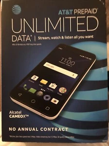 Alcatel Cameox Phone, AT&T Prepaid , NEW - Picture 1 of 4