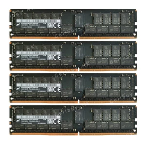 Micron 128GB 4X32GB 2RX4 PC4-2666MHZ DDR4-21300 ECC REG Registered Server Memory - Picture 1 of 5