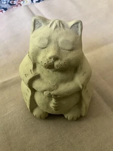 Designer Stone Inc. Meditierende dicke Katze - Bild 1 von 9