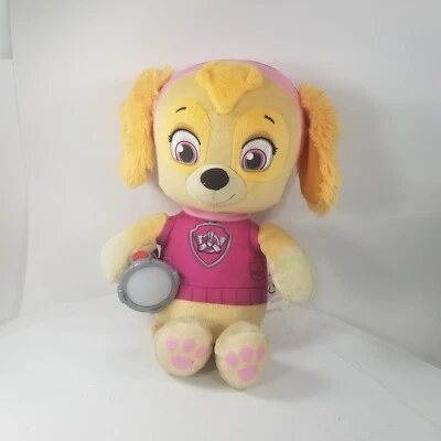 Peluche NICKELODEON Paw Patrol SKYE Acurrucarse Cachorro Noche Luz Hora de Dormir 14" Foto 1 de 4