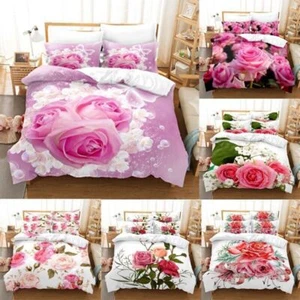 2023 home Bedding Set Linen Quilt Cover 3D Pillow Cover Three Piece Set - Picture 1 of 40