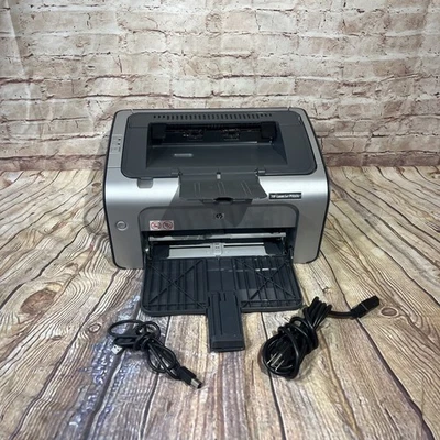 HP Laserjet P1006 LaserJet Printer CB411A w/Toner & Power Cable - Tested - Image 1 of 4