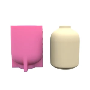 DIY Silicone 3D Round Flower Pot Storage Box Mold for Succulent Plant Decor - Picture 1 of 8