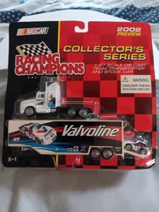 Racing Champions NASCAR 1/87 diecast #10 Valvoline Johnny Benson hauler car 2002 - Picture 1 of 2