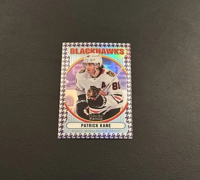 2021–22 ПАТРИК КЕЙН OPC платиновый ретро ФИОЛЕТОВЫЙ HOUNDSTOOTH 1/15 ПЕРВЫЙ ВЫПУСК - Изображение 1 из 2